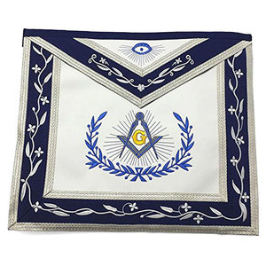 Vente en gros de tabliers maçonniques Regalia de haute qualité personnalisés avec logo brodé Meilleur matériel à bas prix Ronpex - Product Image 2