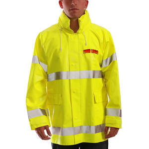 เสื้อแจ็กเก็ตก่อสร้างสะท้อนแสงเทปสะท้อนแสงชุดทำงานชุดทำงานชุดทำงานเสื้อโค้ทแบบติดกระดุม - Product Image 5