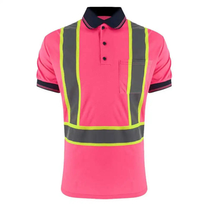 เสื้อโปโลสะท้อนแสงแบบ Hi-Vis ปี 2026 ผ้าฝ้ายผสมโพลีเอสเตอร์ กันน้ำ รับสกรีนโลโก้ ชุดยูนิฟอร์มทำงาน - Product Image 1