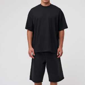 2025 T-shirts pour hommes formels 100% coton de haute qualité avec un poids de tissu de 350g à séchage rapide et respirant coupe régulière - Product Image 5