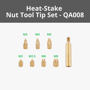 Toalot Heat-Stake 1PCS Embouts de fer à souder en laiton à visser, jeu d'embouts d'outils QA008 - Product Image 2
