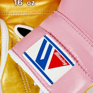 Gants de dispersion d'impact Gants d'entraînement OEM Custom Winning Boxing MS-Dentelle or rose - Product Image 6
