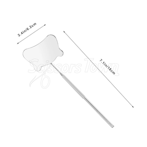 Espejo de extensión de pestañas antiniebla con logotipo personalizado y mango largo para un aislamiento preciso de las pestañas - Product Image 4