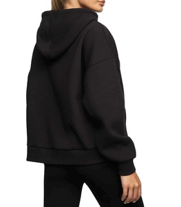 Women's Casual <b>Burgundy</b> Pink Cotton Fleece Pullover Hoodie Breathable Sweatshirt <b>Top</b> for Autumn & Winter women's basics Hoodies - Product Image 2