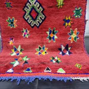 Vente chaude marocain Boujaad tapis en laine de mouton authentique fait à la main avec motif abstrait nouveau lancement pour salon et salle à manger - Product Image 3