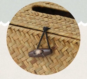 Caja de pañuelos de bambú tejida a mano Caja de bambú hecha a mano Decoración de mesa natural ecológica para el hogar Venta al por mayor de Vietnam - Product Image 5