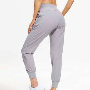 Pantalons larges d'été pour femmes, pantalons décontractés à taille haute pour femmes, pantalons plissés unis pour femmes, pantalons streetwear - Product Image 5