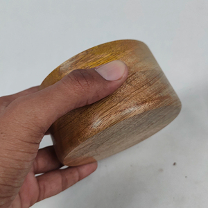 High Quality Handmade <b>Wooden</b> Enamel Salad Bowl <b>Set</b> Classic Customized Eco-Friendly Unfinished <b>Food</b> Service Bowl Custom Colour - Product Image 1