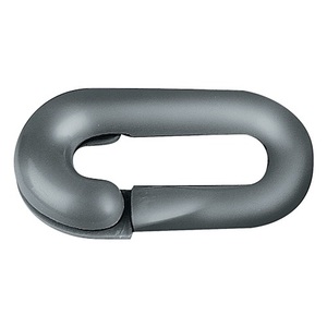 Black Plastic Emergency Link 6mm Barrier <b>Chains</b> Pack of 10 Plastic <b>Key</b> <b>Chains</b> - Product Image 1