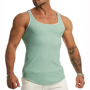 Nouveau design débardeur uni pour hommes vêtements de sport débardeur de fitness vêtements de sport débardeur d'entraînement vêtements de sport pour hommes vêtements de sport rapides - Product Image 5