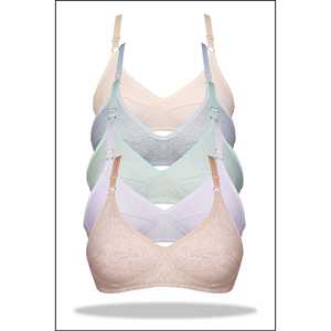 Sujetador de algodón de punto diario de lujo negro - Product Image 6