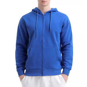 Sweat à capuche vierge en coton/polyester avec impression de logo personnalisée de grande taille sweatshirts à capuche zippés sweatshirts à capuche pour hommes vente en gros - Product Image 4