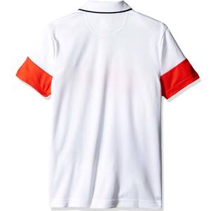 Polo de tennis à séchage rapide en polyester et élasthanne pour hommes, avec broderie en blocs de couleurs personnalisés de haute qualité et logo design - Product Image 2