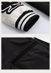 Veste universitaire personnalisée avec logo brodé OEM pour hommes - Product Image 2