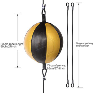 Premium Quality Leather Double End <b>Speed</b> Ball Heavy Punching <b>Bag</b> for Daily Exercise Lightweight Eco-Friendly Durable - Product Image 2