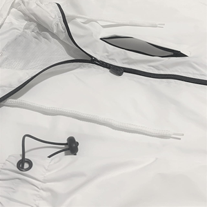 Ensemble de survêtements coupe-vent rétro unisexe coupe-vent d'hiver à manches longues, fermeture éclair complète, séchage rapide, course à pied, survêtement de sport - Product Image 2