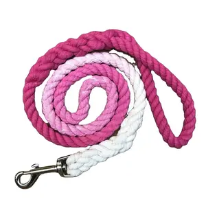 Dog leash handmade rope pet leashes manufacture running pets leads 5ft small medium large durable dogs products and accessories