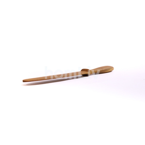 Cuchillo de mesa decorativo de madera de teca natural, hecho a mano, de madera maciza sostenible, cubertería de madera para cocina, vajilla. - Product Image 5