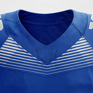 Ensemble d'uniformes de football américain pour adultes, dernier design, respirant, séchage rapide, manches courtes, faible MOQ, imprimé, performance, entraînement d'équipe - Product Image 4