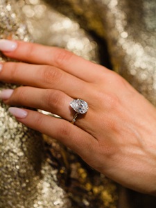 11x7mm Pear Cut Moissanite Engagement <b>Ring</b> | <b>Solitaire</b> with Gold or <b>Silver</b> Band | Bridal Wedding Fine Jewelry OEM Wholesale - Product Image 5