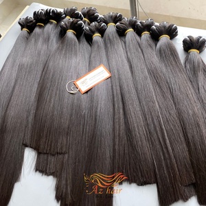 Extensions de cheveux vierges bruts super double drawn en cheveux humains du Vietnam, prix d'usine - Product Image 3