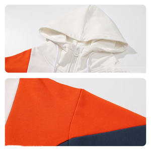 Sudadera con Capucha de Forro Polar de Color Sólido Estilo 2025, Sudadera con Capucha Térmica con Cierre Completo para Hombre, Estilo Urbano Moderno, Logotipo Personalizable - Product Image 4