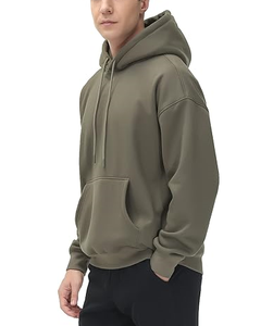 Sweat à capuche en polaire pour homme Coupe ample Ultra doux Sweat à capuche avec poches - Product Image 2