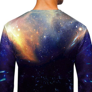2024 sweat-shirt thermique à fermeture éclair pour hommes sur mesure avec impression par sublimation pour la saison hivernale - Product Image 3
