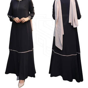 Diseños de alta calidad nuevo estilo mujeres Abaya fabricante profesional islámico Abaya transpirable musulmán manga larga Abaya - Product Image 4
