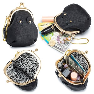 Sac Ando en cuir de vachette véritable, mini porte-monnaie mignon avec fermoir à pression, petite pochette à bijoux et à rouge à lèvres pour femmes - Product Image 5