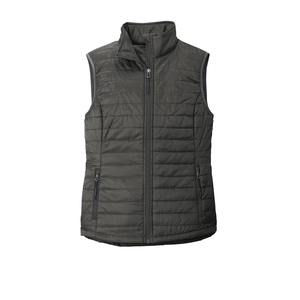 Cortavientos de invierno para mujer, chaleco acolchado sin mangas, chalecos acolchados de talla grande para niñas, chalecos con capucha de burbujas, piel Vintage - Product Image 1