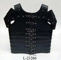 Veste pour hommes, armure corporelle, en cuir