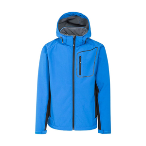 Chaqueta Softshell para Hombre, Venta Caliente, con Impresión de Logotipo Personalizado, Mangas Completas, Diseño con Capucha, Estilo Urbano - Product Image 2