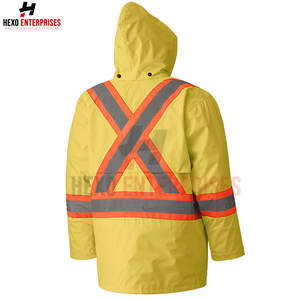Vente en gros Veste de sécurité ignifuge de protection Vêtements de travail Vêtements de travail imperméables Veste de travail de haute sécurité - Product Image 4