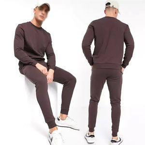 Logo personnalisé sport hommes Jogger survêtements ensemble unisexe XXL décontracté deux pièces automne hiver porter dernière conception - Product Image 5