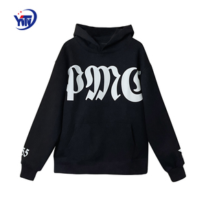 เสื้อสเวตเตอร์สวมหัวมีฮู้ดสำหรับฤดูหนาวเสื้อสเวตเตอร์มีฮู้ดเสื้อมีฮู้ดผ้ากำมะหยี่มีเทคนิคพัฟเทอร์รี่สีพื้นเสื้อสวมหัวแนวสตรีทพิมพ์ลายรอยยิ้ม - Product Image 5