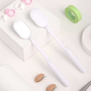 Professional Personalized Wall Mounted Gold-Plated Stainless Steel Lash Extension <b>Mirror</b> Eyelash Inspection Tool Custom - Product Image 3