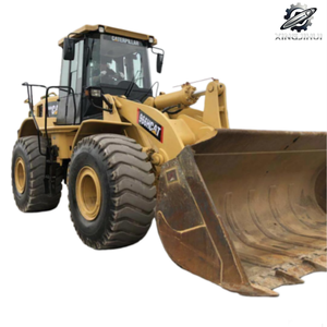 Chargeuse sur pneus Caterpillar 966H d'occasion, 23 tonnes, godet de 4 m³, marque japonaise d'origine, construction, faible nombre d'heures, certifiée CE, d'occasion - Product Image 1