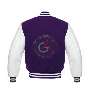 OEM Embroidery Patches Custom Men Plus Size Letterman <b>Jackets</b> Baseball <b>Leather</b> Street Wear Varsity <b>Jacket</b> for Men - Product Image 3
