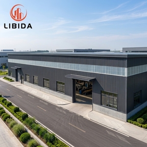 Magazzino Prefabbricato in Acciaio, Officina Industriale in Acciaio a Montaggio Rapido, Edificio di Stoccaggio in Metallo Personalizzato - Product Image 2
