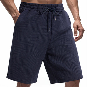 OEM Logo Personnalisé Broderie Imprimé Conception Hommes D'été Décontracté Lâche Lourd Jacquard Texture Motif Shorts 100% Polyester - Product Image 1