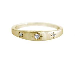 แหวนเงินแท้ตั้งดาวเครื่องประดับเงิน925ที่ทันสมัยสำหรับผู้หญิงงานแต่งงานที่สมบูรณ์แบบหรือสวมใส่ในชีวิตประจำวัน - Product Image 5