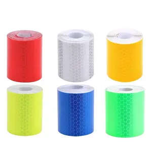 YOUJIANG Hot Saling Factory Wholesale PVC Prismatic Car Reflector Sticker Reflective Tape For Truck Vehicle Safety Warning Tape