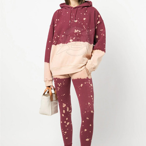 Color sólido Mujeres Tie Dye Hoodie Tela suave Fabricado en fábrica Tie Dye Hoodie Durable Easy Wear Online Hoodie - Product Image 2