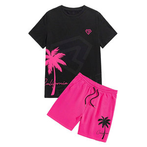 Vendeur chaud deux pièces Gym formation hommes Shorts ensemble fabriqué en usine vêtements d'été confortable hommes Shorts ensemble à vendre - Product Image 1