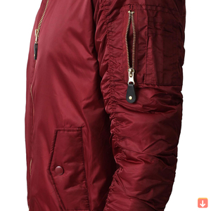 แจ็กเก็ตบอมเบอร์สำหรับผู้ชายเสื้อแจ็กเก็ตบอมเบอร์ระบายอากาศได้ดี - Product Image 4