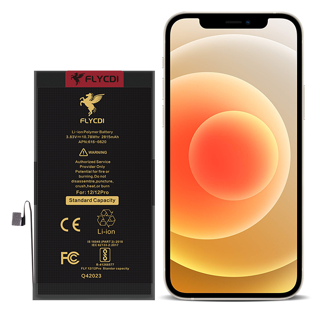 Flycdi Manufacturer Price Battery Full Capacity Battery for Iphone 12 12 Pro Battery