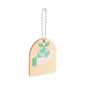 Portachiavi in Legno EcoRing, Gadget Ecologico, Portachiavi per Camion - Product Image 6