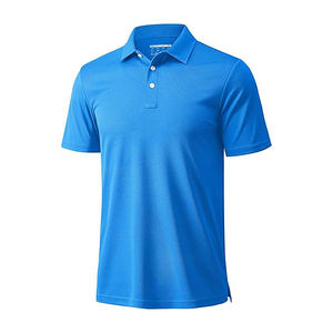 Camisas de golf para hombres Dry Fit Performance Print Manga corta Humedad Wicking Golf Polos - Product Image 6