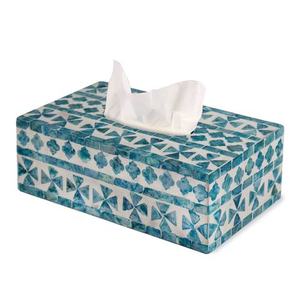 Style vintage longue utilisation durable nouvelle boîte à serviettes en nacre porte-mouchoirs pour dessus de table boîte à serviettes décorative porte-mouchoirs - Product Image 5